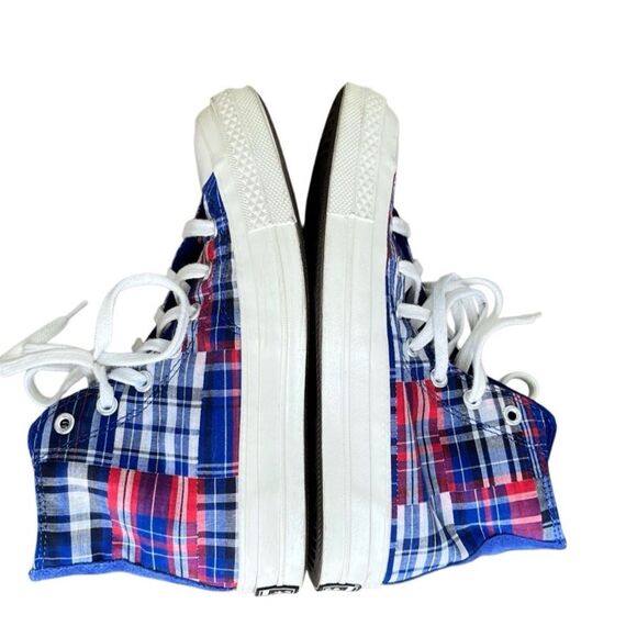 Converse Chuck 70 High Top Sneakers | Twisted Prep Plaid | Size 7 Women - Picture 8 of 14